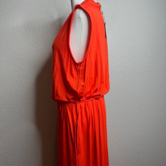 Matilda Jane Daydream In The Breeze Orange Maxi Dress with Pockets Size Large - Picture 9 of 16